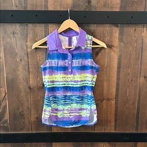 Ivivva Sleeveless Golf Top Girls Size 12
